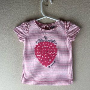 3/$10 Child of Mine by Carter’s 2 Piece Strawberry Set Sz 6-9 months